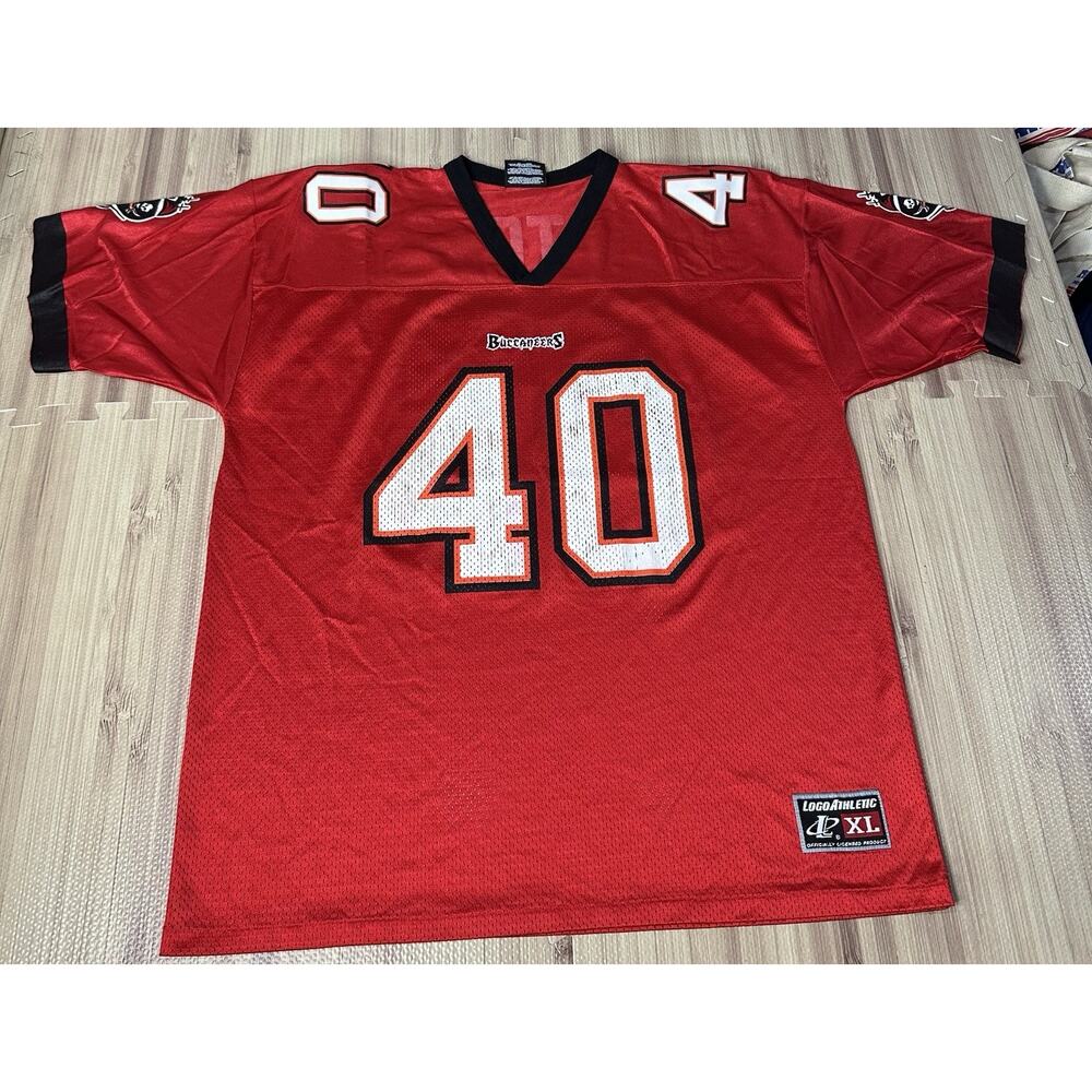 Vintage Logo Athletic MIKE ALSTOTT No.40 TAMPA BAY BUCCANEERS (XL) Jersey